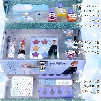 アナと雪の女王2 コスメセット23点セット メイクアップセット メイクボックス Amazon.co.jp: ディズニー プリンセス（Disney Princess）アナと